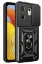 Newface İnfinix Zero 30 4G Kılıf Pars Lens Yüzüklü Silikon - Siyah resmi
