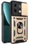 Newface İnfinix Zero 30 5G Kılıf Pars Lens Yüzüklü Silikon - Gold resmi