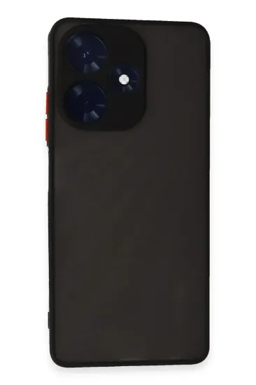 Newface İnfinix Hot 30 4G Kılıf Montreal Silikon Kapak - Siyah resmi