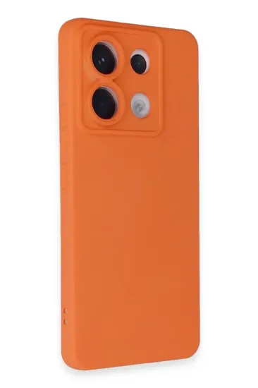 Newface Xiaomi Redmi Note 13 Pro 5G Kılıf Nano içi Kadife Silikon - Turuncu resmi