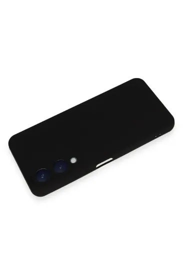 Newface Vivo Y17S Kılıf Nano içi Kadife Silikon - Siyah resmi