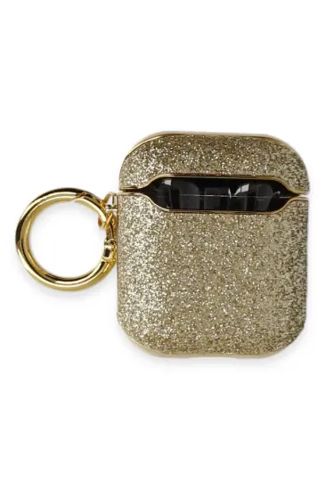Newface Airpods 2 (2.nesil) Spell Simli Kılıf - Gold resmi