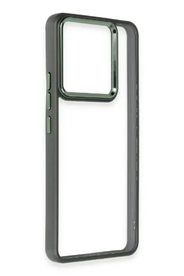 Newface Xiaomi Redmi Note 13 4G Kılıf Power Silikon - Koyu Yeşil resmi