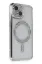 Newface iPhone 14 Kılıf Joke Simli Magneticsafe Kılıf - Gümüş resmi