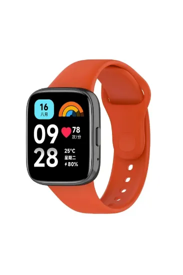 Newface Xiaomi Redmi Watch 3 Active Klasik Kordon - Turuncu resmi
