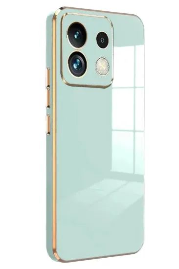 Newface Xiaomi Redmi Note 13 5G Kılıf Volet Silikon - Açık Yeşil resmi