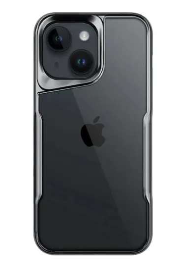 Newface iPhone 15 Kılıf Boyi Silikon Kapak - Titan Gri resmi