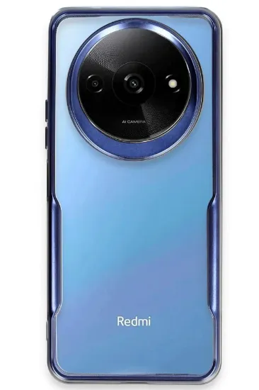 Newface Xiaomi Redmi A3 4G Kılıf Boyi Silikon Kapak - Lacivert resmi