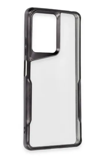 Newface Xiaomi Redmi Note 12 Pro 5G Kılıf Boyi Silikon Kapak - Siyah resmi