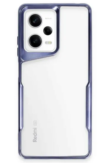 Newface Xiaomi Redmi Note 12 Pro 5G Kılıf Boyi Silikon Kapak - Lacivert resmi