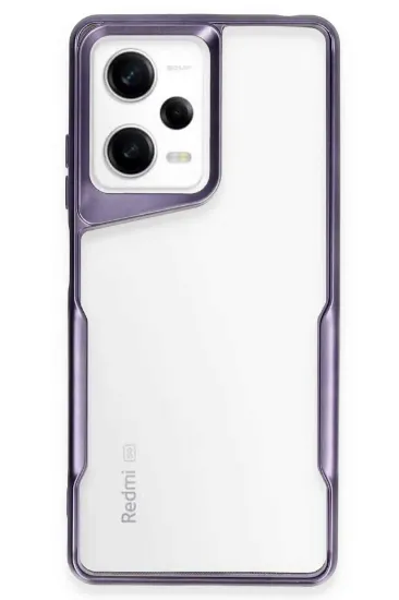 Newface Xiaomi Redmi Note 12 Pro 5G Kılıf Boyi Silikon Kapak - Derin Mor resmi