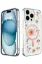 Newface iPhone 15 Pro Max Kılıf Daisy Simli Magsafe Kapak - Pembe resmi