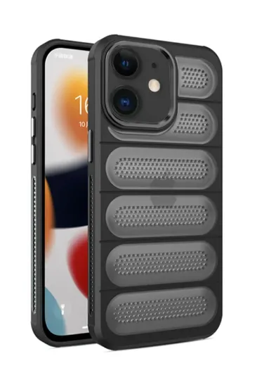 Newface iPhone 11 Kılıf Airmax Silikon Kapak - Siyah resmi