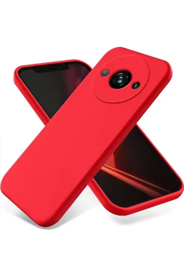 Newface Xiaomi Redmi A3 4G Kılıf First Silikon - Kırmızı resmi