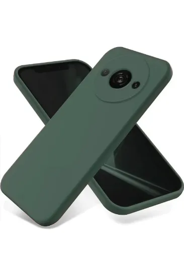 Newface Xiaomi Redmi A3 4G Kılıf First Silikon - Koyu Yeşil resmi