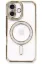 Newface iPhone 16 Plus Kılıf Joke Simli Magneticsafe Kılıf - Gold resmi