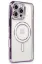 Newface iPhone 16 Pro Max Kılıf Joke Simli Magneticsafe Kılıf - Derin Mor resmi