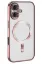 Newface iPhone 16 Kılıf Kross Magneticsafe Kapak - Pembe resmi