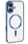 Newface iPhone 16 Plus Kılıf Kross Magneticsafe Kapak - Mavi resmi
