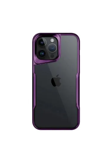 Newface iPhone 16 Pro Max Kılıf Boyi Silikon Kapak - Derin Mor resmi