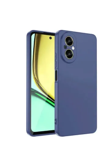 Newface Realme 12 Lite Kılıf First Silikon - Lacivert resmi