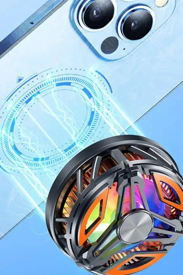Newface GT31 15W RGB Radyatör Telefon Soğutucu Fan - Siyah resmi