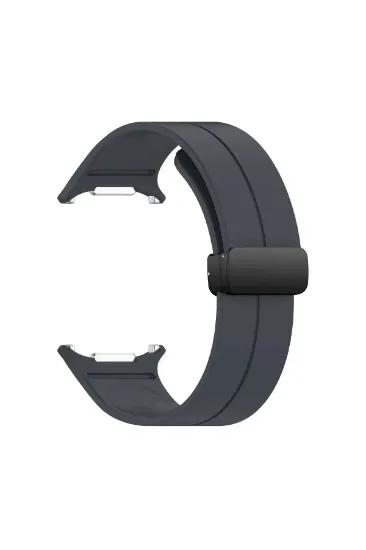 Newface Watch 7 Ultra KR418 Tender Silikon Kordon - Gri resmi