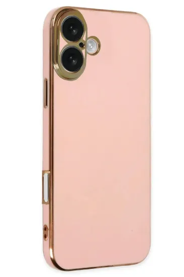 Newface iPhone 16 Kılıf Volet Silikon - Pembe resmi