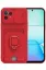 Newface Xiaomi Mİ 11 Lite Kılıf Zuma Kartvizitli Yüzüklü Silikon - Kırmızı resmi