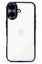 Newface iPhone 16 Kılıf Razer Lensli Silikon - Mavi resmi