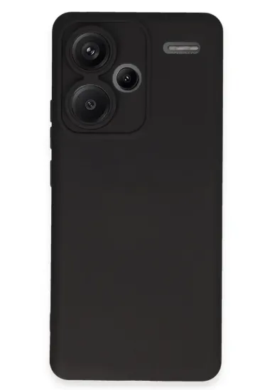 Newface Xiaomi Redmi Note 13 Pro Plus Kılıf Nano içi Kadife Silikon - Siyah resmi