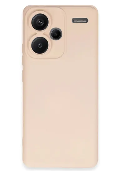 Newface Xiaomi Redmi Note 13 Pro Plus Kılıf Nano içi Kadife Silikon - Pudra resmi