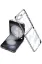 Newface Samsung Galaxy Z Flip 5 Kılıf Fold Element Kapak - Gümüş resmi