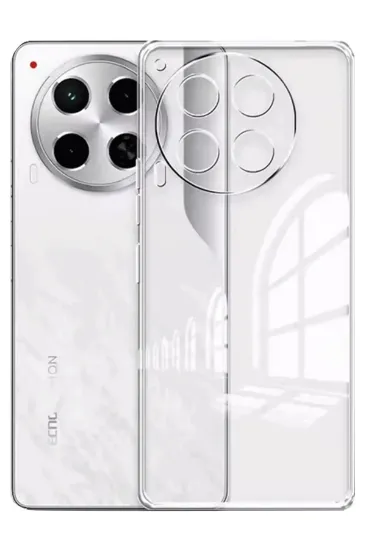 Newface Tecno Camon 30 Kılıf Lüx Şeffaf Silikon resmi