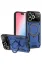 Newface iPhone 16 Pro Kılıf Joy Lens Standlı Kapak - Lacivert resmi
