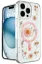 Newface iPhone 16 Pro Max Kılıf Daisy Simli Magsafe Kapak - Pembe resmi