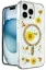 Newface iPhone 16 Pro Max Kılıf Daisy Simli Magsafe Kapak - Gold resmi