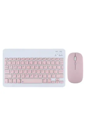 Newface KYB71 Kablosuz Klavye Mouse Set - Pembe resmi
