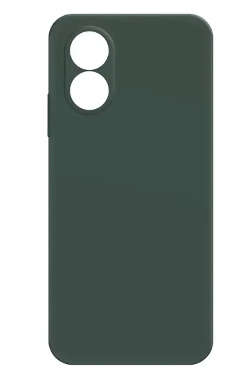 Newface Oppo A38 Kılıf First Silikon - Koyu Yeşil resmi