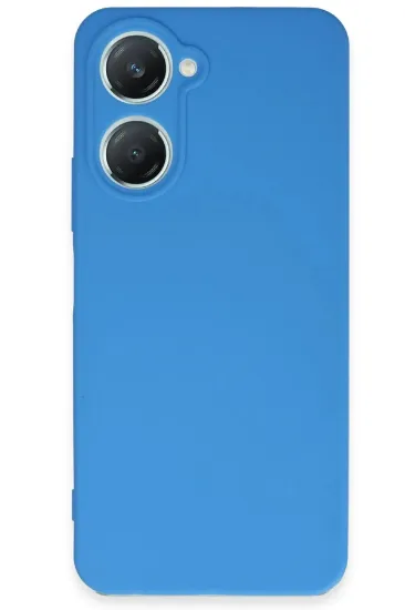 Newface Vivo Y18 Kılıf First Silikon - Mavi resmi