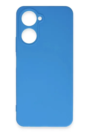 Newface Vivo Y18 Kılıf First Silikon - Mavi resmi