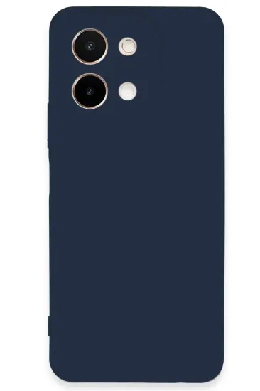 Newface Vivo Y28 Kılıf First Silikon - Lacivert resmi