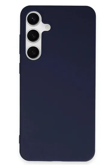 Newface Samsung Galaxy S24 Plus Kılıf First Silikon - Lacivert resmi