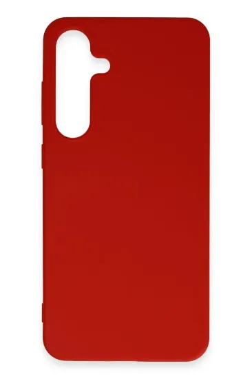 Newface Samsung Galaxy S24 Plus Kılıf First Silikon - Kırmızı resmi