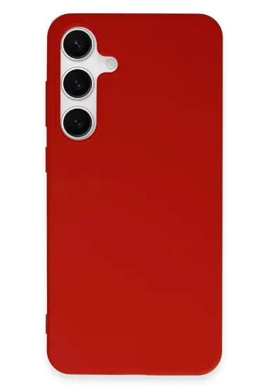 Newface Samsung Galaxy S24 Plus Kılıf First Silikon - Kırmızı resmi