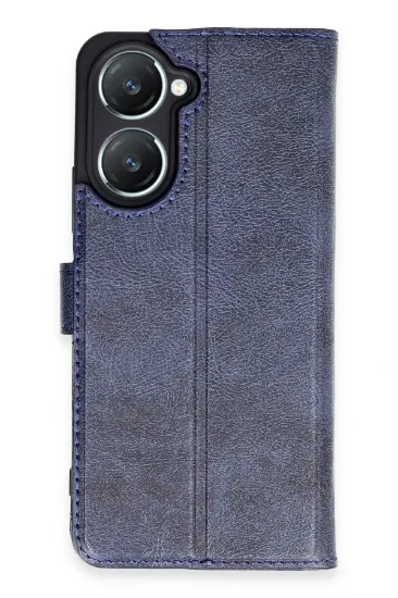 Newface Vivo Y18 Kılıf Trend S Plus Kapaklı Kılıf - Lacivert resmi