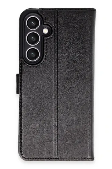 Newface Samsung Galaxy S24 FE Kılıf Trend S Plus Kapaklı Kılıf - Siyah resmi