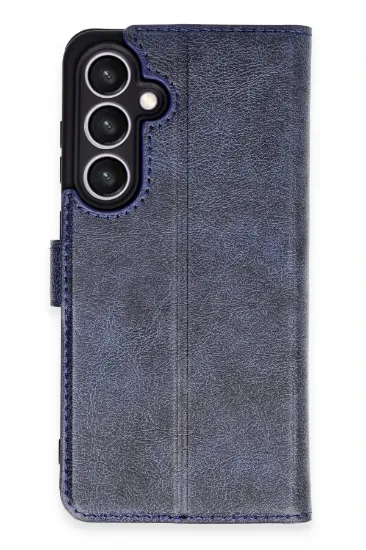 Newface Samsung Galaxy S24 FE Kılıf Trend S Plus Kapaklı Kılıf - Lacivert resmi