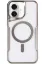 Newface iPhone 16 Kılıf Boyi Magsafe Silikon Kapak - Gümüş resmi