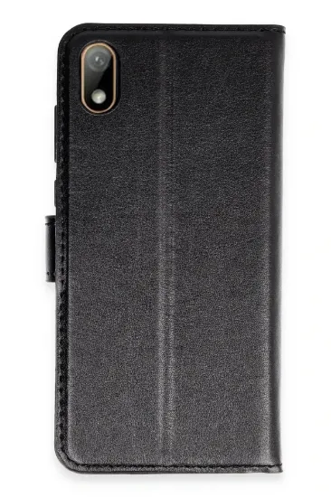Newface Huawei Y5 2019 Kılıf Trend S Plus Kapaklı Kılıf - Siyah resmi
